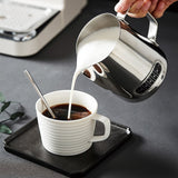 Stainless Steel Milk Jug Frothing Coffee Latte Pitcher Milk Cream Coffee Cup Latte Cappuccino Frothing Kitchen Accessories