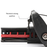 2Pcs Kayak Pedal Foot Braces Adjustable Locking Kayak Pedals with Tail Rudder Foot Control Direction Steering Tool Kit