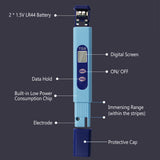 Digital TDS Meter 0-9990PPM Water Quality Tester Accurate Portable Water Quality Monitor Analyzer for Drinking Water Aquarium