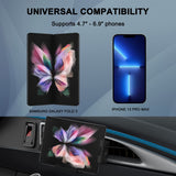 15W Qi Car Wireless Charger, QC 3.0 Wireless Car Charger Mount, Air Vent Car Phone Holder Mount Compatible with Galaxy z Fold 2