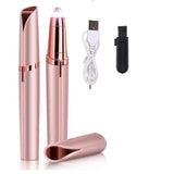 Women Electric Eyebrow Trimmer Usb Rechargeable Eye Brow Epilator Mini Lipstick Shaper Shaver Painless Razor Facial Hair Remover