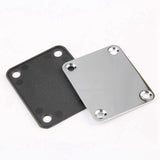 1 Set Electric Guitar Neck Plate and Screws with 1 Set Guitar Fret Puller Protect Fretboard Steel Plate Kit