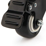 4 x Heavy Duty 50mm PU Swivel Castor Wheels Trolley Furniture Caster