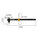 MUQZI Bicycles Derailleur Hanger Alignment Gauge Alignment Ranging Tool For MTB And Road Bikes Foldable Bicycle Fixed Gear