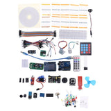 Super Starter Kit for Raspberry Pi, Lessons Codes Software Wiring Diagram Control Board Connect with Modules DIY Set Christmas