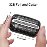 Replacement Shaver Head Compatible for Braun 3 Series 32B Razor Blade Head for Braun 301S 310S 320S 3040S 3080S 350CC