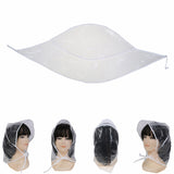 Creative Plastic Rain Hat Cap Coat Raincoat Women Men Kids Gifts Universal Use Hiking Fishing Rains Waterproof Windproof Hats