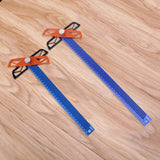T Ruler Square Adjustable Angle Ruler Woodworking Aluminum Alloy Marking Gauge 6XDD