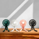 USB With Lamp Octopus Deformation Bracket Fan Silent Handheld Durable Fan Portable Bladeless Neck-mounted