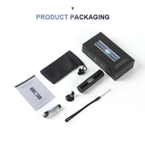 Q91 Breathalyzer - Portable Non-Contact &amp; High-Precision Alcohol Tester with Digital LCD Screen, USB Rechargeable Metal Surface