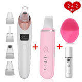 Electric Blackhead Remover Vacuum Face Ance Pore Cleaner Ultrasonic Skin Scrubber Pimple Black Head Suction Facial Washing Brush