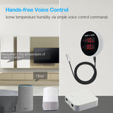 Top Tuya Smart WIFI Hygrometer Thermometer With External Temperature Humidity Detector,USB Charge or Rechargable Battery