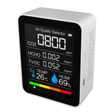 Portable Air Quality Detector Digital Temperature Humidity Sensor Tester CO2 Carbon Dioxide TVOC Formaldehyde HCHO Detector New
