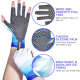 Fishing Gloves without fingers Anti-skid Sun Protection Half Finger Glove Super Elastic Sports Gloves for Outdoor Hiking Driving