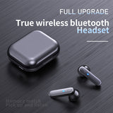R20 LED Digital Display Wireless Headsets Earbuds With Mic Bluetooth Headphones Touch Control Sports Waterproof Earphones