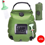 20L Outdoor Solar Water Bag Camping Hiking Shower Bag Water Storage Bag Portable Folding Mountaineering Bath bag
