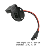 4 Sets Safe Multipurpose SAE Power Connector Solar Panel Mount Connector SAE Connect Cable