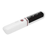 Electric Comb Comfortable Handle Heating Evenly Electric Hair Straightener for Travel