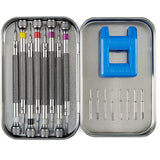 Micro-Precision Jewelry Screwdriver 0.6-1.6mm 8PCS Watch Screwdriver Set with 8 Extra Replacement Blades