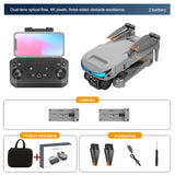 XT9 Mini Drone 4K Double Camera HD WIFI FPV Obstacle Avoidance Drone Optical Flow Four-Axle Aircraft RC Helicopter Toys