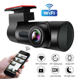 1080P HD Mini Car Dash Cam DVR Night Vision Auto Drive Vehicle Video Recorder Dash Cam APP Control 24 Hours Loop Recording