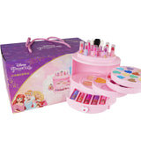 Kids Pretend Makeup Toys Simulation Cosmetics Set Girls Play Magic Lipstick Eye Shadow Educational Toys For Princess Fun Game