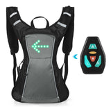 LED Turn Signal Backpack IPX5 Waterproof Reflective Backpack USB Rechargeable Safety Light Bag Wireless RC Bicycle Bag Cycling