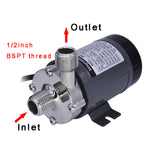 Home Brew Pump MP-10RM Magnetic Water Pumps Wort Beer Transport Beverage Machine 304 Stainless Steel Head Brewery