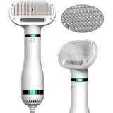 Portable Dog Dryer 2-In-1Hair Dryer for Dogs Adjust Temperature Low Noise Pet Dryer Dog Grooming Comb Fur Blower