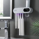 ECOCO Electric Toothbrush Holder Strong Load Bearing Toothpaste Dispenser Smart Bathroom Storage Box Accessories