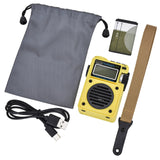 Portable Radio HRD-701 Outdoor Emergency Hand Crank Solar Dynamo AM/FM Radios Power Bank with LED Lamp