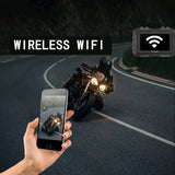 MT28 WIFI Motorcycle DVR Dash Cam Dual Lens HD 1080P Motorbike Video Recorder Night Vision GPS Dashcam Waterproof IP67