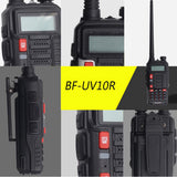 2022 BAOFENG 10W Professional Portable Walkie Talkie UV-10R 50km 128 Channels VHF UHF Dual Band Two Way CB Ham Radio Transceiver