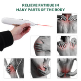 Electronic Laser Acupuncture Pen USB Electric Therapy LCD Display Massage Pen Acupoint Meridian Energy Pen Relief Point Detector