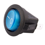 5Pcs Accessories: 4Pcs 12V LED Rocker On-Off Toggle SPST Switch &amp; 1 Pcs DC0-100V LED Digital Voltage Current Meter Head