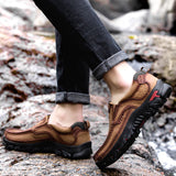 Men Casual Shoes Summer Loafers Breathable Genuine Leather Comfort Walking Shoes Fashion Driving Shoes Luxury  Brown Leather Shoes for Male Business Work Office Dress Outdoor 3237-2