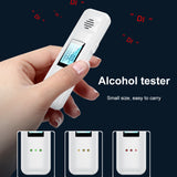 Automatic Alcohol Tester Non-contact Professional Breath Tester Rechargeable Breathalyzer Auto Car Portable Alcohol Test Tool