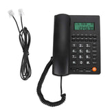 Telefono inalambrico L019 English Trade Call Desk Display Caller ID Telephone for Home Office Hotel Restaurant Black home phone