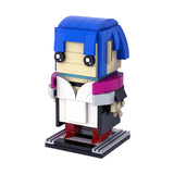 MOC Creativity Cartoons Brickheadzals Mini Game Bricks  Building Blocks DIY Model Assembly Construction Educational Toys Gift