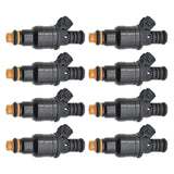 8 Pieces Vehicle Fuel Injectors Nozzle Set Fits for Volvo 240 244 245 740 745 940 0280150734 Parts Fuel System