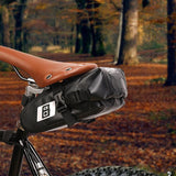 Waterproof Bike Bicycle Rear Bag Cycling Rear Seat Tail Saddle Bag Pouch Phone Holder Cycling Bicycle Accessories