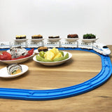 Household Mini Conveyor Belt Sushi Toy Train Electric Track Conveyor Belt Rotating Table