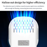 3in1 CO2 Temperature Humidity Monitoring Device Display Air Quality Detector Brightness Adjustment Over-limit Alarm Function