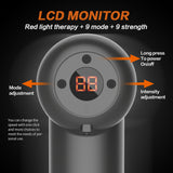 Electric Massager Muscle Massage Gun Muscle Stimulator Vibrating Back Neck Massager with 6 Heads Body Slimming Relief Pain Relax
