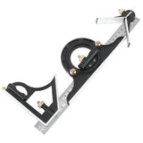 1pcs 300mm High Precision Protractor Multi-function Professional Tools Combination Square Angle Ruler Carpenter Measuring Tool