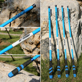 3.6M-6.3M Rock Fishing Rod High Carbon Super Hard Telescopic Fishing Rod For Big Fish Baitcasting Rod Sea Rod Medium Fast