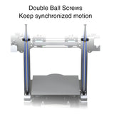 Upgraded Pro 3D Printer IDEX Dual Independent Extruder Direct Drive 32 bit Motherboard Linear Rail Dual Z-axis