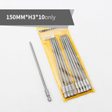 150mm Length Ball Head Screwdriver Drill Bit Sets S2 Steel Screw Driver Bits Hex Magnetic 1/4"Hand Repair Kits Tools