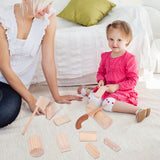 Chopping Wood Toy Simulation Chop Firewood Game Wood Montessori Toys Playset Christmas Birthday Gift For Toddlers Girls Boys