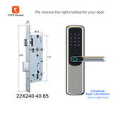 TUYA APP Fingerprint Password Smart Lock IC-Card Security Door Electronic Small Lock 6068 Lock Suit Door Thickness 2.5-7CM